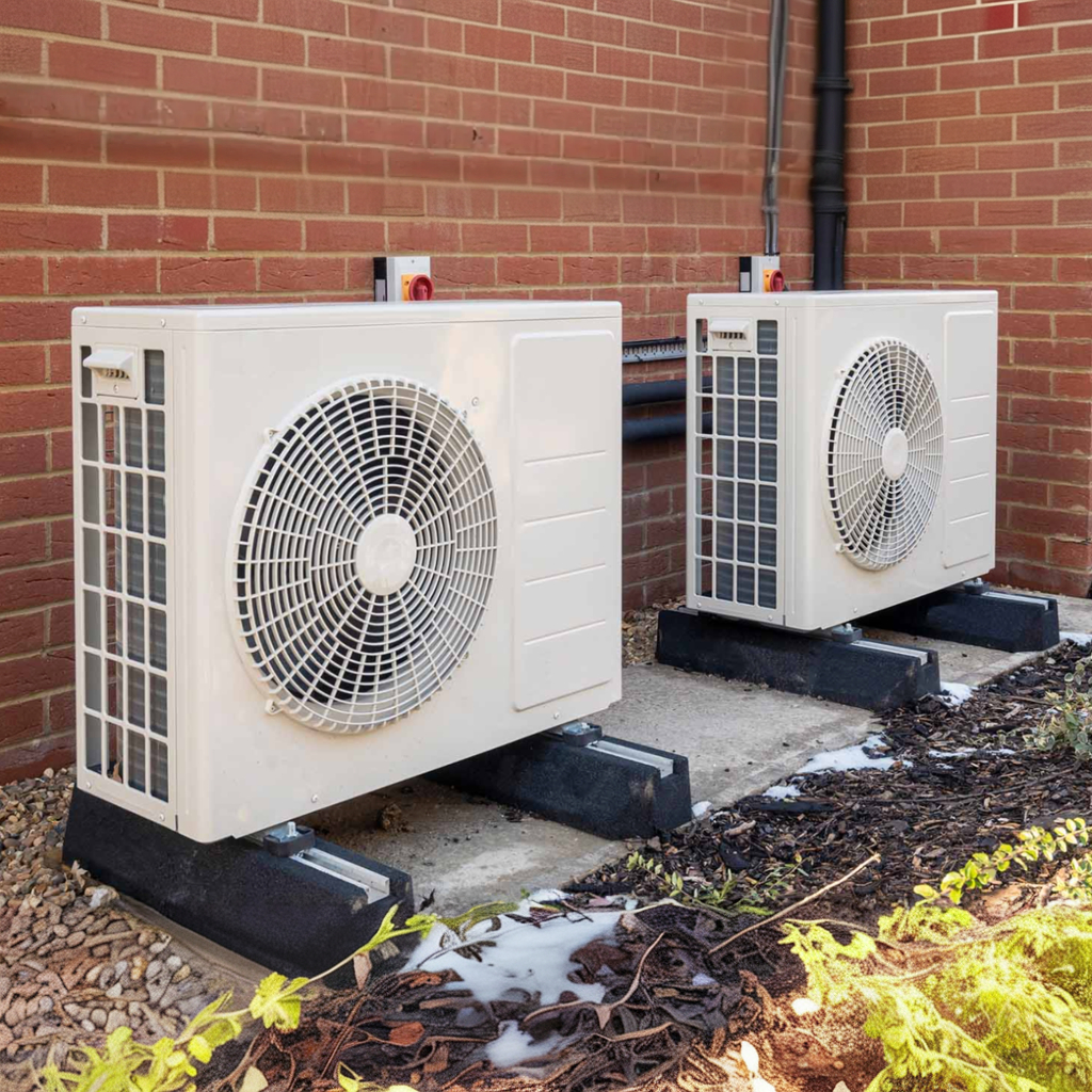 image of a duel heat pump system